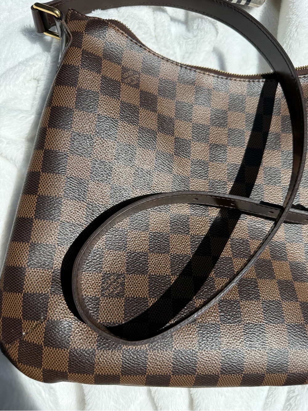Louis Vuitton bloomsberry pm Brown Damier Ebene Crossbody Bag authentic - Picture 11 of 14